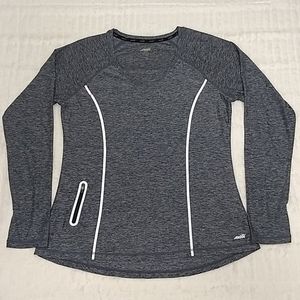 Avia Long Sleeve Shirt with Thumb Holes & Pocket L